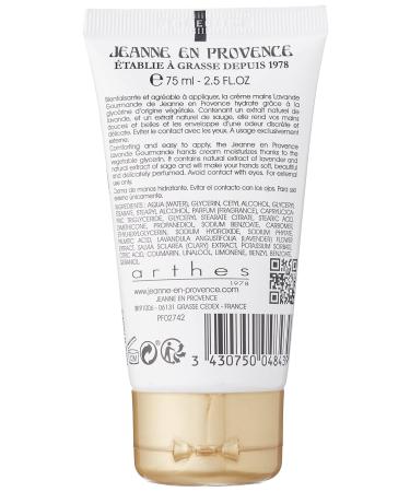 Buy Jeanne en Provence Lavender Cream 75ml | International Shipping Available - Nourishing Skincare - Buy Online on GoSupps.com