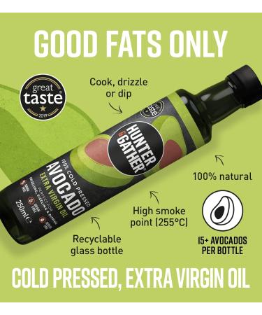 Buy 100% Natural Cold Pressed Avocado Oil | Extra Virgin | 250 ml | Sugar Gluten & Dairy Free - Buy Online on GoSupps.com