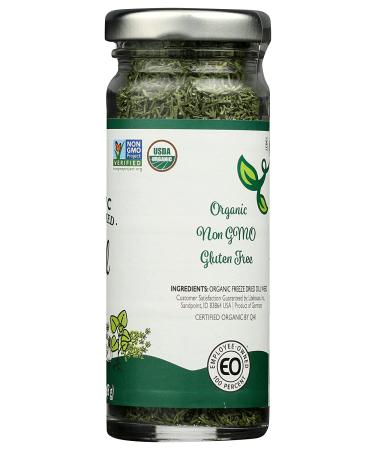 GREEN GARDEN Organic Freeze Dried Dill 0.28 OZ - Premium Quality Dill for Cooking and Seasoning - Buy Online on GoSupps.com
