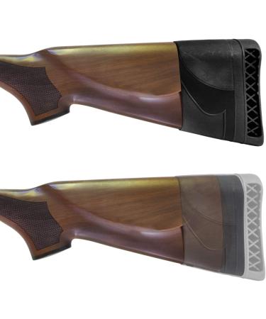 GUGULUZA Rifle Stock Extension Rubber Butt Cap - Recoil Absorber Pad for Hunting & Shooting | Black/Brown - Buy Online on GoSupps.com