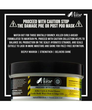The Mane Choice Killer Curls & Brutal Bounce Hair Gel - 12 oz - Buy Online on GoSupps.com