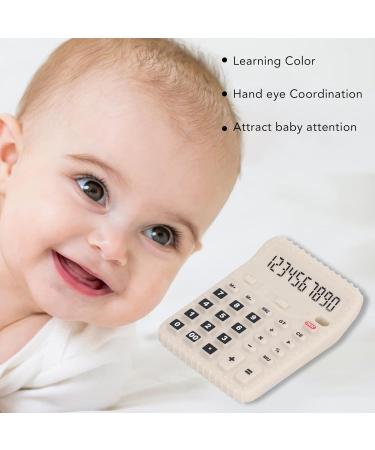 Shop Premium Silicone Teething Chew Toy for Babies - Safely Soothe Gums at Home (Beige) - Buy Online on GoSupps.com