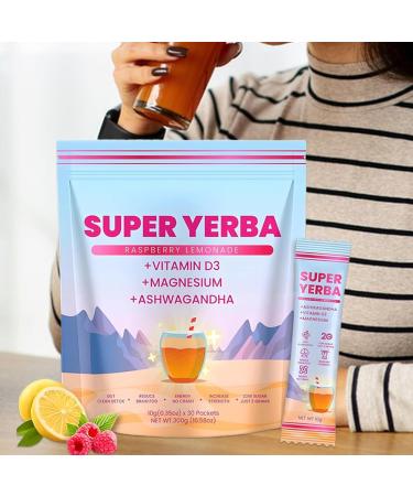 mother Yerba Magic Tea 30 Packs Yerba Magic For Weight Loss Metabolic Tea Raspberry Natural Plants Mate Tea Dietary Supplement Powder for Intestinal Health - Buy Online on GoSupps.com