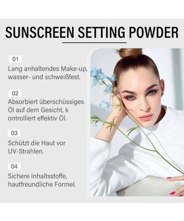 Clawrex Mineral Sun screen Setter SPF 35 sunscreen powder loose powder longlasting oil control mineral sunscreen hair and scalp lighting and breathing nature 1 piece - Buy Online on GoSupps.com