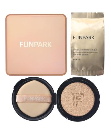 LALASTYLE Air Cushion Foundation SPF50+ PA+++ - Long Lasting Matte Nude BB Cream for Hydrating High Coverage, Waterproof Formula - Natural Shade - Buy Online on GoSupps.com