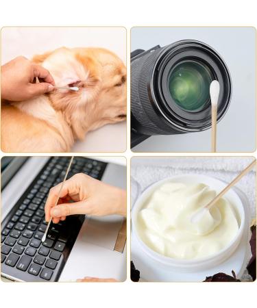 6 Inch Long Cotton Buds 200pcs - Extra Long Handle Ear Buds for Cleaning, Makeup, Jewelry - 15cm Cotton Swabs - Buy Online on GoSupps.com