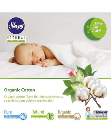 SOHO Sleepy Natural Baby Diapers | Organic Cotton & Bamboo Extract | Ultimate Comfort & Dryness | Size 5+ | Disposable Snuggle Diaper - Buy Online on GoSupps.com