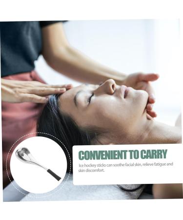Gogogmee Facial Stick Ice Roller for Face Ice Globes Facial Globes Ice Balls for Face Stainless Steel Silver - Buy Online on GoSupps.com