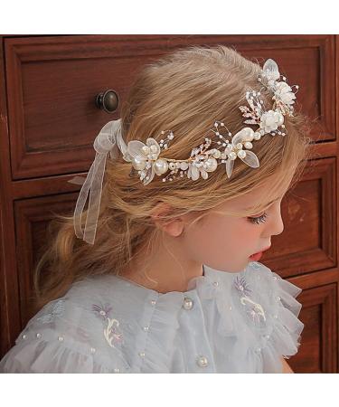 CNYEJQJC Bridal Headband Head Hoop for Wedding Headbands for Girls  Hair Headdress Elegant Accessories for Birthday Party