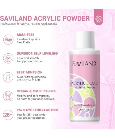 Saviland Full Set Acrylic Nail Kit with Gel Polish - Nail Drill & UV Lamp Included for DIY Gel Acrylic Nails - Manicure Women Gift Set - Buy Online on GoSupps.com