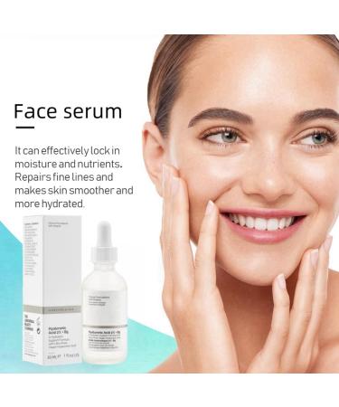 Hyaluronic Acid 2% + B5 Hyaluronic Acid Serum for Face Hydrated Skincare Serum Moisturiser Face Hyalu B5 Serum to Plump and Smooth Skin Hydrating Serum Anti Aging Serum for Face Brightening Serum - Buy Online on GoSupps.com