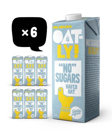 Oatly Oat Drink "No Sugar" - Pack of 6 (6 x 1 litre)