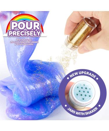 24 Colors Body Glitter Set - LEOBRO Cruelty-Free Extra Fine Glitter for Resin, Festival Makeup, Nail Art, Face & Body, Hair - Perfect for Crafts, Eyeshadow, Lip Gloss - Vegan Glitter Collection - Buy Online on GoSupps.com