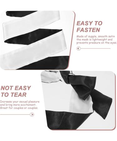 Satin Sleep Mask White - Smooth Blindfold for Better Sleep - 1 Count - Buy Online on GoSupps.com