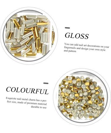 POPETPOP Nail Decals 10 Boxes Metal Nail Decoration 3D Stickers DIY Nail Charms Nail Art Rhinestones Nail Art Charms Glitter Stickers Nail Rhinestones Nail Art Gems Crafts Unique Pp - Buy Online on GoSupps.com