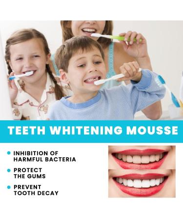 Teeth Whitening Mousse & Foam Toothpaste - Natural Deep Cleaning Oral Care for Refreshing Breath & Stain Removal - Buy Online on GoSupps.com
