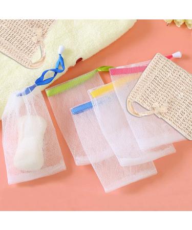 15pcs Soap Scrub Mesh Bags - AIFUDA Natural Soap Saver Holder for Shower Wash & Foam - Perfect for Soap Drying - Buy Online on GoSupps.com