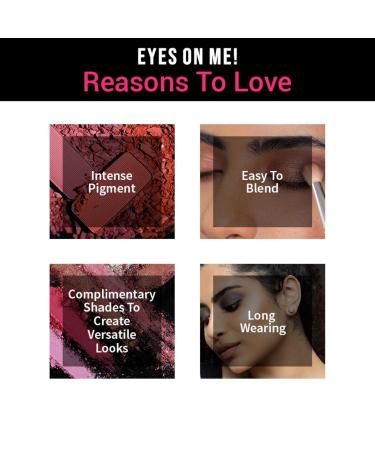 Buy Cosmetics Eyes On Me 10-in-1 Eyeshadow Palette - Beachside Peach | Intense Pigment Long-Lasting Easy Blend - International Shipping Available - Buy Online on GoSupps.com