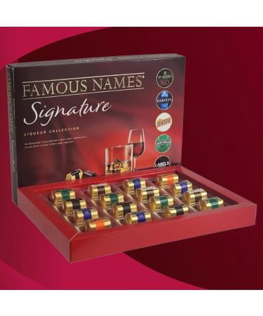 Ambience Products Famous Names Signature Collection 185G - Perfectly Indulgent Chocolate Gift Box for Christmas - 16 Chocolates | Suitable for Vegetarians Ideal for Men and Women - Buy Online on GoSupps.com