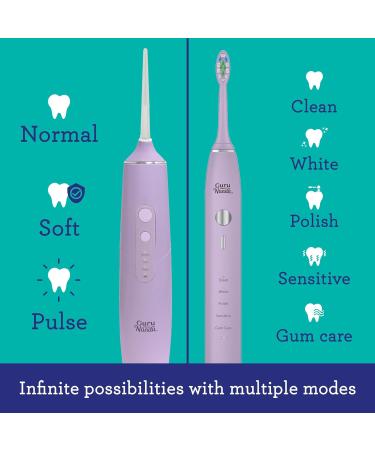Shop GuruNanda Lion & Lamb Kit: Portable Water Flosser & Sonic Toothbrush - Best Dental Care for Healthy Smiles Worldwide - Buy Online on GoSupps.com