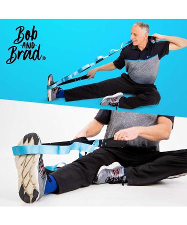 BOB AND BRAD 12 Loop Stretch Strap with Carry Bag for Stretching & Physical Therapy - Non-Elastic Yoga Strap for Pilates, Dance, Gymnastics, Athletic Trainers - Buy Online on GoSupps.com