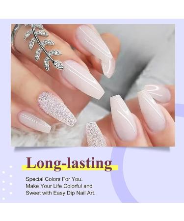28g/Box French Manicure Pink & White Dip Powder Nails - No UV/LED Cure | Natural White Dip-Natural White-UKA - Buy Online on GoSupps.com