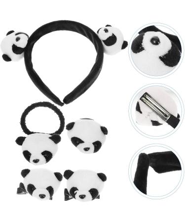 Beaupretty 1 Set Hair Ties Hair Jewelry Hair Bands Hair Scrunchies Ponytail Holder Hair Ropes Hair Ring Scrunchies Panda Headband Scrunchy Hair Tie Panda Pin Plush X1 Modeling Accessories - Buy Online on GoSupps.com