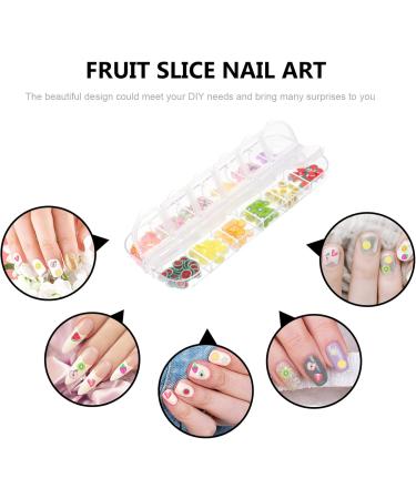 Shop 24 Boxes of 3D Polymer Slices - Soft Ceramic Nail Art Fruit Charms & Stickers for DIY Craft & Scrapbooking - International Shipping Available - Buy Online on GoSupps.com