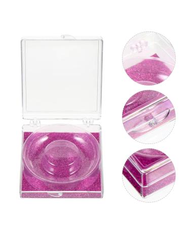 Buy SOLUSTRE 6Pcs Empty False Eyelash Packaging Boxes - Rosy Glitter Square Holders for Eyelashes - International Shipping Available - Buy Online on GoSupps.com