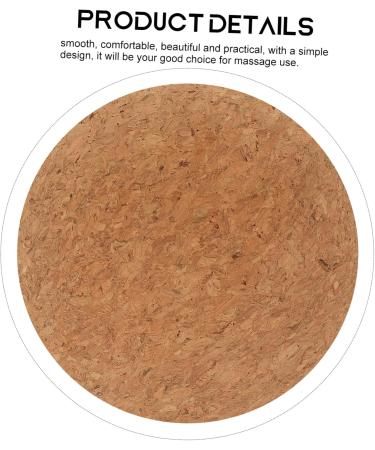 Orfofe 2-in-1 Cork Yoga Ball & Massage Device - Foot Roller & Trigger Point Fitness Aid - Buy Online on GoSupps.com