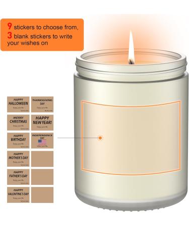 Buy Natural Soy Scented Candle - Strong Balsam & Vanilla Aromatherapy | Non-Toxic Jar Candles for Large Rooms | Perfect Birthday Gift for Mom & Dad - Buy Online on GoSupps.com