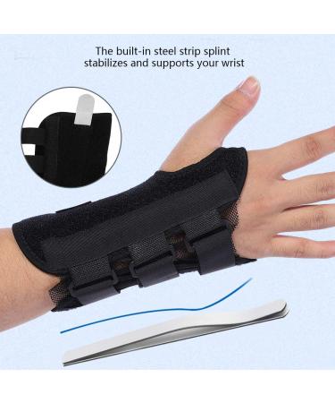 Oceanside Adjustable Wrist Brace Support 1 Pair Steel Sport Wristband for Sprains & Fractures | International Shipping Available - Buy Online on GoSupps.com