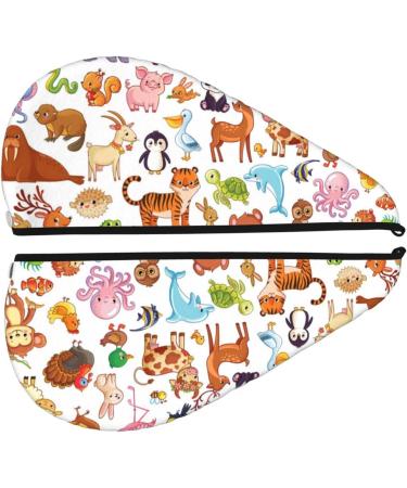 Soft Super Absorbent Animal Cartoon Microfiber Hair Towel Wrap | Quick Dry Cap for Long Curly & Thick Hair - Buy Online on GoSupps.com