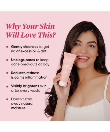 Dots Key Watermelon Super Glow Gel Face Wash | Oil Free Removes Dirt & Excess Oil | Glowing Skin for Combination & Oily Skin | 100ml | For Men & Women - Buy Online on GoSupps.com