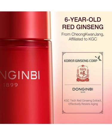 DONGINBI 1899 Single Essence EX 70ml & Cleansing Foam 50ml Special Set - Korean Red Ginseng Anti-Aging Skincare for Radiance - 70ml EX Set - Buy Online on GoSupps.com