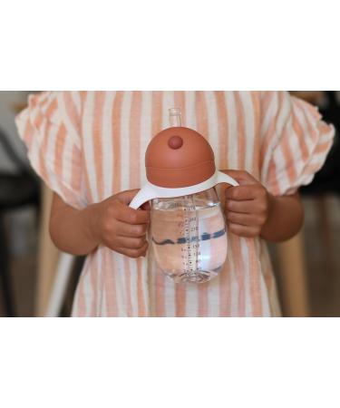 B ABA 2 in 1 Baby Bottle/Learning Cup Children's Straw Cup 100% Leakproof Leak-Proof Easy to Open Removable Handles - Buy Online on GoSupps.com