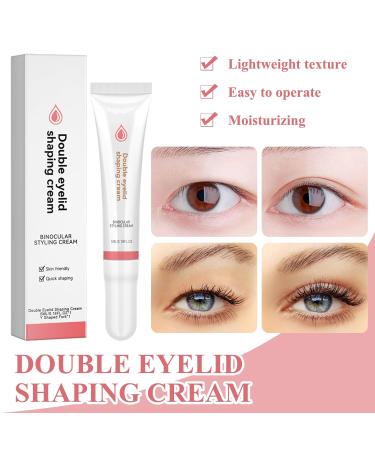 Wusanna Eye Cream & Eyelid Styling - Double Eyelid Shaping Cream & Invisible Stripes for Natural Look (3 Pieces + 3 Y-Tines) - Ideal for International Shipping - Buy Online on GoSupps.com