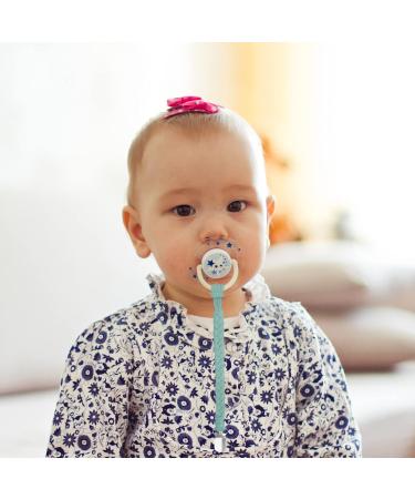 Pacifier Holder for Boys and Baby Girls Binky Pacifier Holder 100% Hand Woven Fits All Pacifiers with Handmade Braided Cotton Modern Unisex Baby Shower Birthdays Christmas Set (blue series 6) - Buy Online on GoSupps.com
