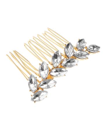 Angoily accessories hair comb bride hair clip Horse eye Fashion women's comb hairpin Crystal hair Diamond headgear girl hair side comb hair combs for women decorative