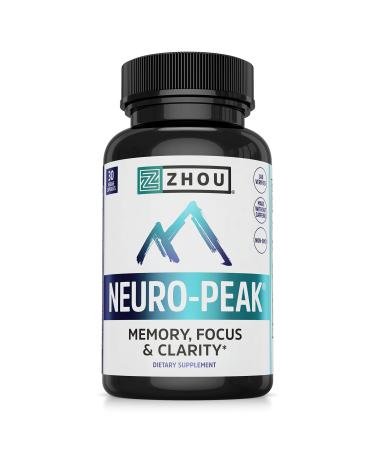 Zhou Nutrition Neuro Peak Brain Support Supplement - 30 Capsules