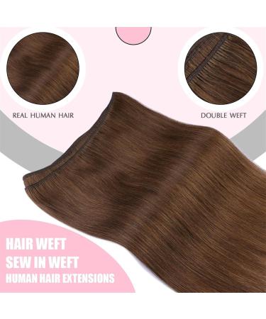 Hair Extensions 16-26 inch Wire Hair Extensions Real Human Hair Wire Hair Silky Straight Dark Brown Human Hair Extensions One Piece Wire Hair Extensions with Fish Line Natural Human Hair(18 inches) 18 inches Color 4 - Buy Online on GoSupps.com
