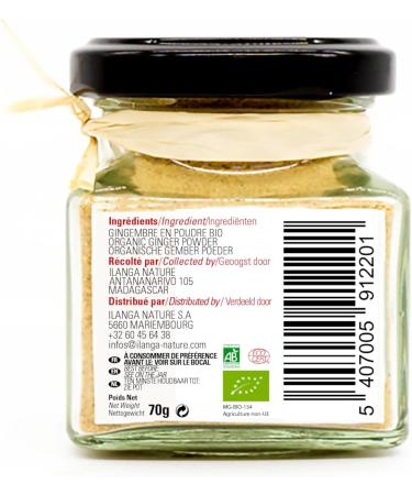 Gingembre en powder 70g ORGANIC - Ilanga Nature - Madagascar - Buy Online on GoSupps.com