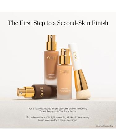 Ogee Complexion Perfecting Liquid Foundation - Lightweight Tinted Moisturizer For Face (Mahogany 14.5N - Deep Cocoa (Rich Undertones) - with Vitamin C & Jojoba Oil - Certified Organic & Made in USA Mahogany 14.5N - Deep Coc  - Buy Online on GoSupps.com