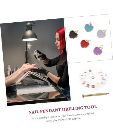 Healeved 2 Sets Nail Pendant Nail Art Jewelry Dangle Nail Dangle Decor Resin Tools Crystal Nail Sticker Nail Piercing Tool Nail Jewelry False Nails Diamond Applique Nail Tool Alloy Tool Kit - Buy Online on GoSupps.com