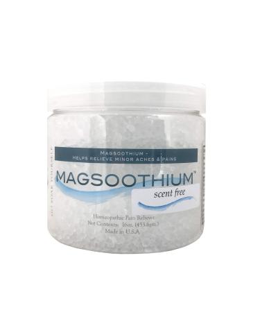 Magsoothium's 16 Ounce Magnesium and Arnica Infused Soaking Crystals (Unscented)