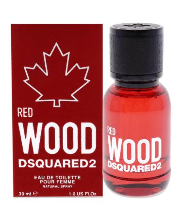 DSQUARED2 Die Square Wood Red Eau De Toilette 1.0 fl oz (30 ml)