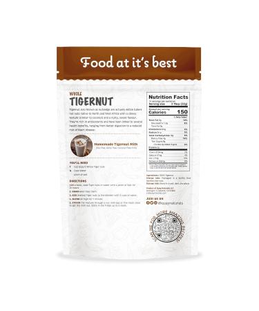 Quay Naturals Whole Tiger Nuts - 16 oz | Premium Quality | Gluten-Free | Rich in Fiber - Buy Online on GoSupps.com