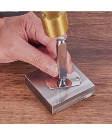 Benecreat 12 Pack Nature Theme Metal Punch Stamps in Stamping Tool Case - 6mm Design Stamp Set for Metal, Jewelry, Leather, Wood - Hard Carbon Steel - Buy Online on GoSupps.com