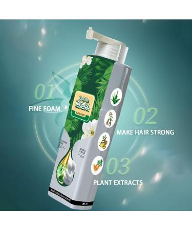Natural Herbal Hair Dye 100ml Bubble Herbal Hair Dye Herbal Hair Dye for Gray Hair Coverage Brown Color - Buy Online on GoSupps.com