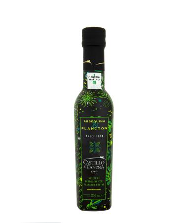 Arbequina Extra Virgin Olive Oil with Marine Placton - Sweet Oil in Balance with Salty Memories of the Sea| 250ml Oil Bottle of Castillo de Canena